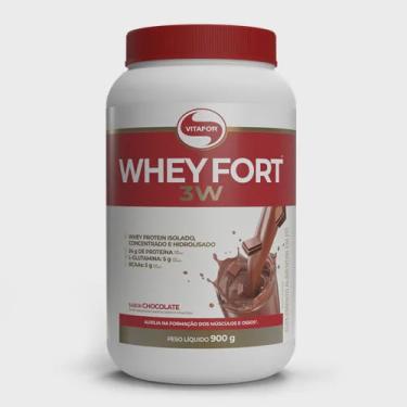 Imagem de Whey Fort 3W Pote 900gr Chocolate Vitafor