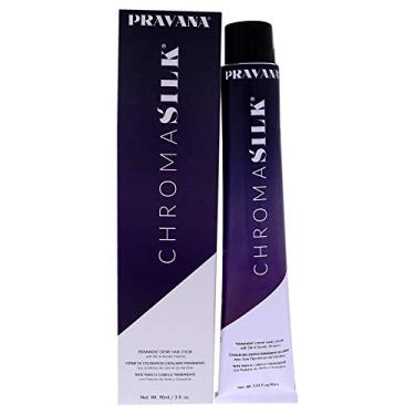 Imagem de Pravana Chromasilk Creme Tintura De Cabelo Com Proteína De Seda E Queratina, 5.11 Castanho Cinzento Claro Intenso