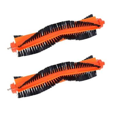 Imagem de HUAYUWA Kit de acessórios de aspirador de pó compatível com Xiao-Mi C101/X20 (não para X20 Max/X20 Pro/X20+), peças de substituição de aspirador de pó robô vassoura (2 escovas principais de barra de