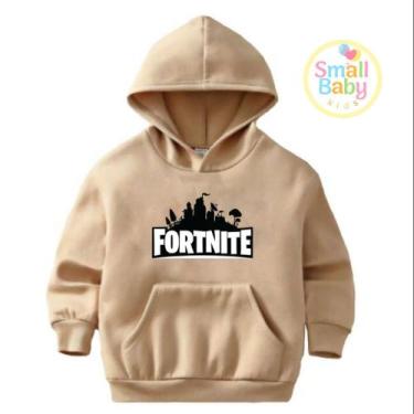 Imagem de Moletom Infantil / Juvenil / Unissex Fortnite - Core Base, Bege, 16