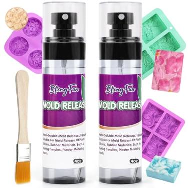 Imagem de Liberador de molde de óleo de silicone, spray de liberação de moldes de 113 g para fabricação de velas e resina epóxi, liberador de óleo de silicone de secagem rápida, agente desmoldante profissional