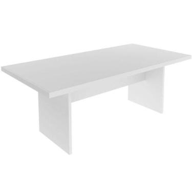 Imagem de Mesa De Reunião Para Escritório Grande Branco - TECNOMÓBILI