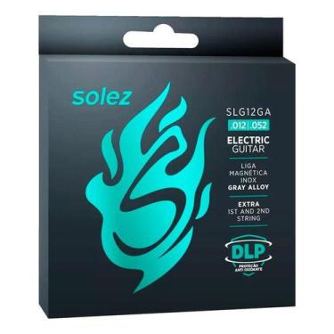 Imagem de Corda De Guitarra Solez 012 Steel Slg12ga + 2 Cordas