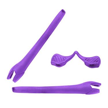 Imagem de LenzReborn Kits de borracha de substituição para óculos de sol Oakley Radar EV Path - Roxo