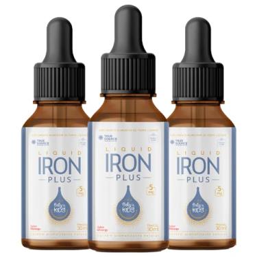Imagem de Kit 3x Iron Plus Liquido 30 ML - Ferro - True Source