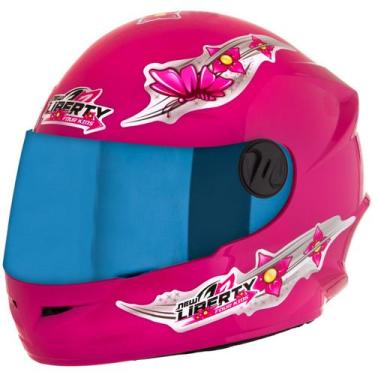 Imagem de Capacete Fechado Pro Tork Liberty Four Kids For Girls Vis. Iridium, Ro