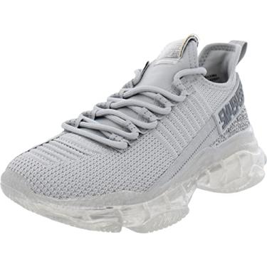 Imagem de Steve Madden Tênis feminino Maxima, Cinza Multi, 7.5