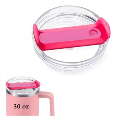 Imagem de Tampa de copo de substituição de 1,134 g para acessórios Stanley Cup (rosa choque, para 850 g)