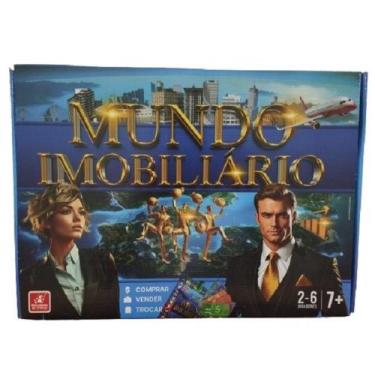 Imagem de Jogo De Tabuleiro Mundo Imobiliário Brincadeira De Criança