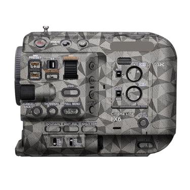 Imagem de Adesivo de capa de câmera para Sony FX6 película protetora de película protetora anti-arranhões FX 6 (titânio triangular)