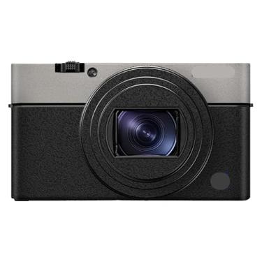 Imagem de Adesivo para o corpo da câmera película protetora acessórios para Sony RX100 V RX100 IV Vinyl Wrap Decalques RX100M4 RX100M5 RX100M5A (titânio + preto fosco)