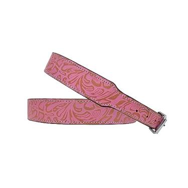 Imagem de Affilare Coleira de couro estilo ocidental acolchoada para cachorros e cachorros grandes 10AB137-S