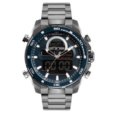 Imagem de Relógio Technos Masculino Digitech Grafite - BJK626AC/1A