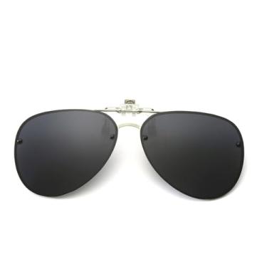 Imagem de Óculos de sol polarizados masculinos e femininos, óculos de motorista de metal com visão noturna, antirreflexo, vintage, UV, visão noturna