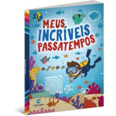 Imagem de Livro Infantil De Atividades Meus Incríveis Passatempos, Azul