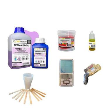 Imagem de Kit Iniciante Materiais Essenciais P/ Resinagem Vip Resinas