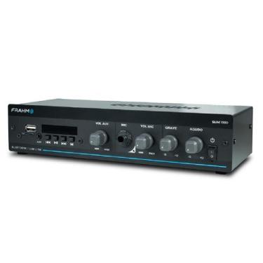 Imagem de Amplificador Bluetooth, USB/SD/FM 40W SLIM 1000 APP G5 - Frahm