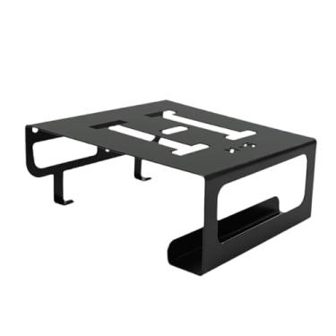 Imagem de Dynwave Suporte de parede para bicicleta com gancho fixo para garagem, resistente, resistente, multifuncional, de aço carbono, suporte de, Preto