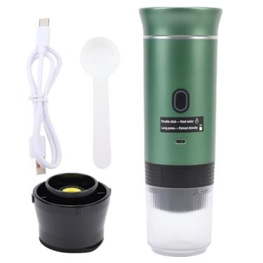 Imagem de Aramox Espresso Portátil, 20 Barra de Cafeteira de Pressão Aquece até 4 Xícaras por Carga 50 Xícaras No Modo de Extração Direta Portátil Leve (Verde)