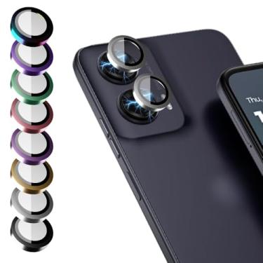 Imagem de Película de Vidro 3D 9D Compatível ¨Motorola Moto G35 Luxo Liso Protetor de Câmera Lente Traseira (LILAS)