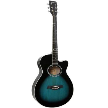 Imagem de Violão Eletro-Acústico Giannini Gsf-1D Dark Blue Com Cutaway