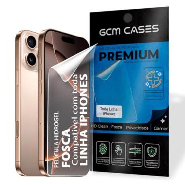 Imagem de Película Hidrogel GCM Cases Proteção Premium Compativel com Todos Modelos de iPhones (1, Fosca, iPhone 16 Pro Max)