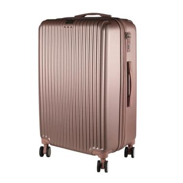 Imagem de Mala Grande 35Kg Expansível Rosé Style Ultra Leve Giratória
