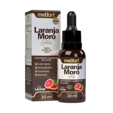 Imagem de Extrato Laranja Moro Café Verde Cromo em Gotas 30ml MelFort