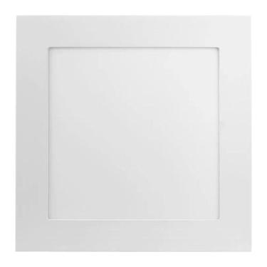 Imagem de Painel Led Embutir 6w 3000k 400lm Quadrado Branco 12cm Bivolt - SAVE E