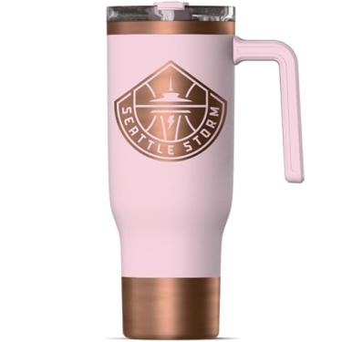 Imagem de Hydrapeak x Voyager Seattle Storm 1,134 g oficialmente licenciado pela WNBA, com alça e tampa de canudo, copo isolado à prova de vazamento, adequado para copo