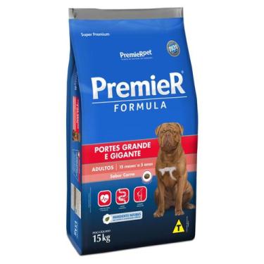 Imagem de Premier Cães Adultos Raças Grandes Carne, 15kg