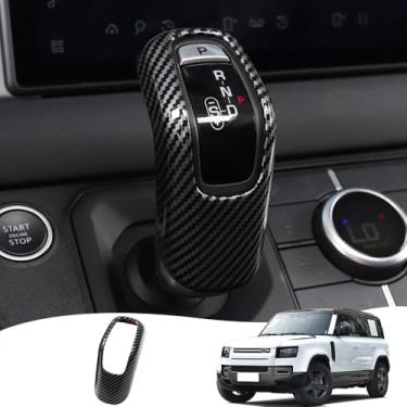 Imagem de Moldura de acabamento de console adequada para Land Rover Defender 90 110 130 2020-2025 capa de alavanca de marchas interior ar condicionado botão de volume acessórios de modificação do painel (capa