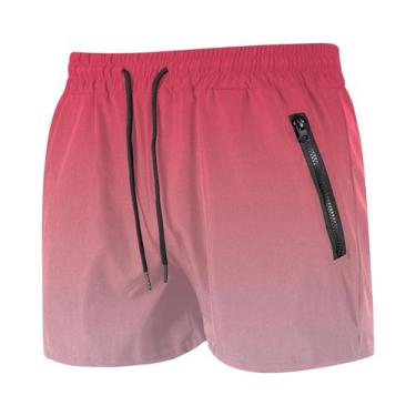 Imagem de Calção de banho masculino, verão, shorts praia, calção boxer, maiô - L