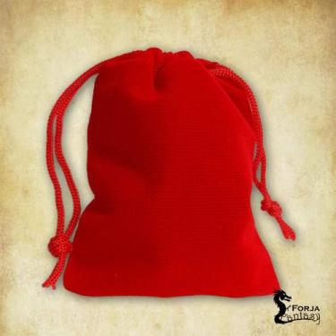 Imagem de Bolsas de Dados Várias Cores - RPG, Vermelho