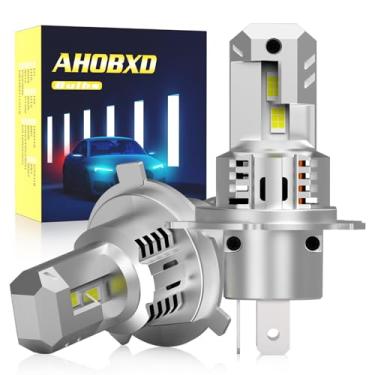 Imagem de AHOBXD Lâmpadas H4 Super Brilhantes Atualizadas 30000LM 900% Xenon Branco H4/9003 Lâmpadas Halogêneo Raplacement Nevoeiro Canbus Sem Erros Ajuste Direto Pacote com 2