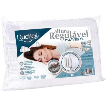 Imagem de Travesseiro Nasa Duoflex Regulavel Branco - RN11