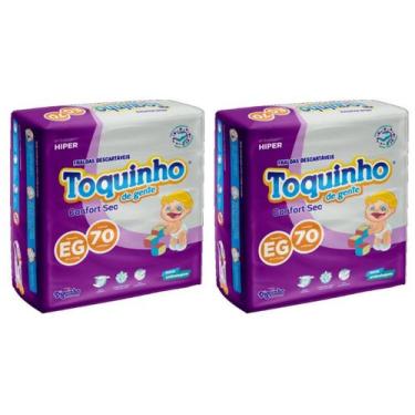 Imagem de Kit Fralda Toquinho Confort Sec Hiper (Dia & Noite) Tam EG - ATACADO B