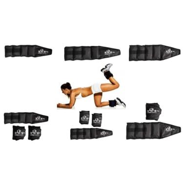 Imagem de Kit Funcional com 03 Pares de Caneleira Peso Tornozeleira 2kg, 3kg e 4kg = Total de 18kg