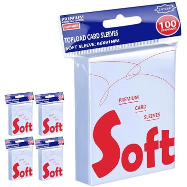 Imagem de JohnBee Capas para cartões – OPP Penny Sleeve para cartões colecionáveis – Interior Premium Toploader – Serve para MTG, TCG, Game & Sports Cards, Kpop Pocket Polaroid Photo Sleeves – Ideal para