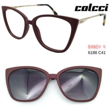 Imagem de Armação de Grau Colcci Bandy 4 6188 com 1 clipon C41, C41