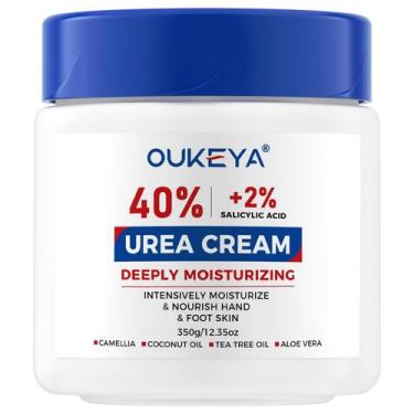 Imagem de Creme OUKEYA Urea 40% com 2% de ácido salicílico 350g para pés
