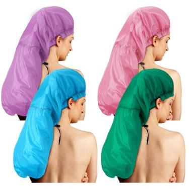 Imagem de Touca de banho Eurzom Jumbo Adjustable Braids Extra Large PVC