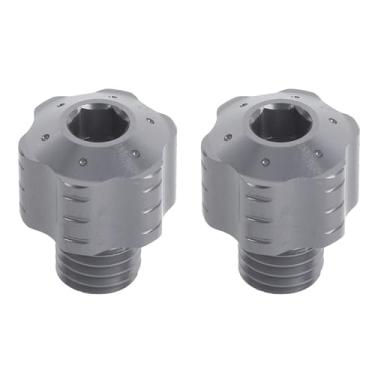 Imagem de Akozon 2 Pacote de Reflexão de Espelho de 10 Mm, Rosca de Alumínio Reversa Parafuso de Liga de Alumínio para a Substituição do Espelho Vista Traseira Bicicleta (Ti cor)