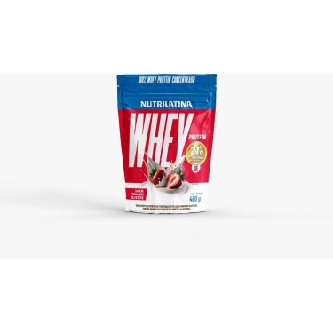 Imagem de WHEY PROTEIN CONCENTRADO MORANGO  450g - 21g Proteína