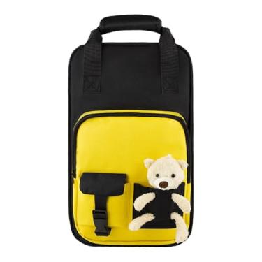 Imagem de Almencla Bolsa para baqueta, suporte para vara de bateria, acessórios de percussão profissionais à prova d'água, suporte para baqueta de bateria para, Amarelo