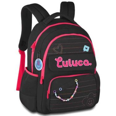 Imagem de Mochila De Costas Em Crinkle Oficial Luluca Lu24610