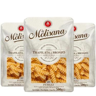 Imagem de Kit 3 Massas La Molisana Grano Duro Fusilli - Kit Divvino