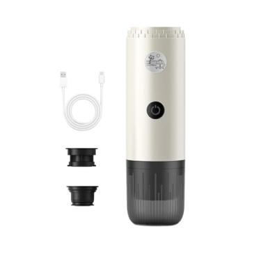 Imagem de WeiLaiKeQi Máquina de café expresso portátil, cápsula recarregável, cafeteira para carro, máquina de café portátil para acampamento ao ar livre, escritório, Branco