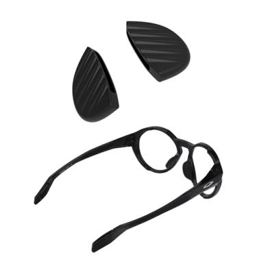 Imagem de SAUCER Almofadas de reposição para óculos de sol Oakley Clifden OO9440, Cintura alta preta, One Size