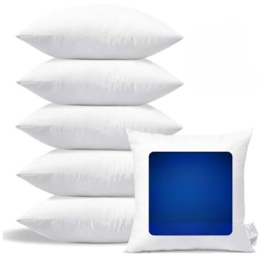 Imagem de Almofadas Decorativas Para Sofá Cheias Kit 2 4 6 10 Unidades Fibra Siliconada Tamanho 45x45(6)